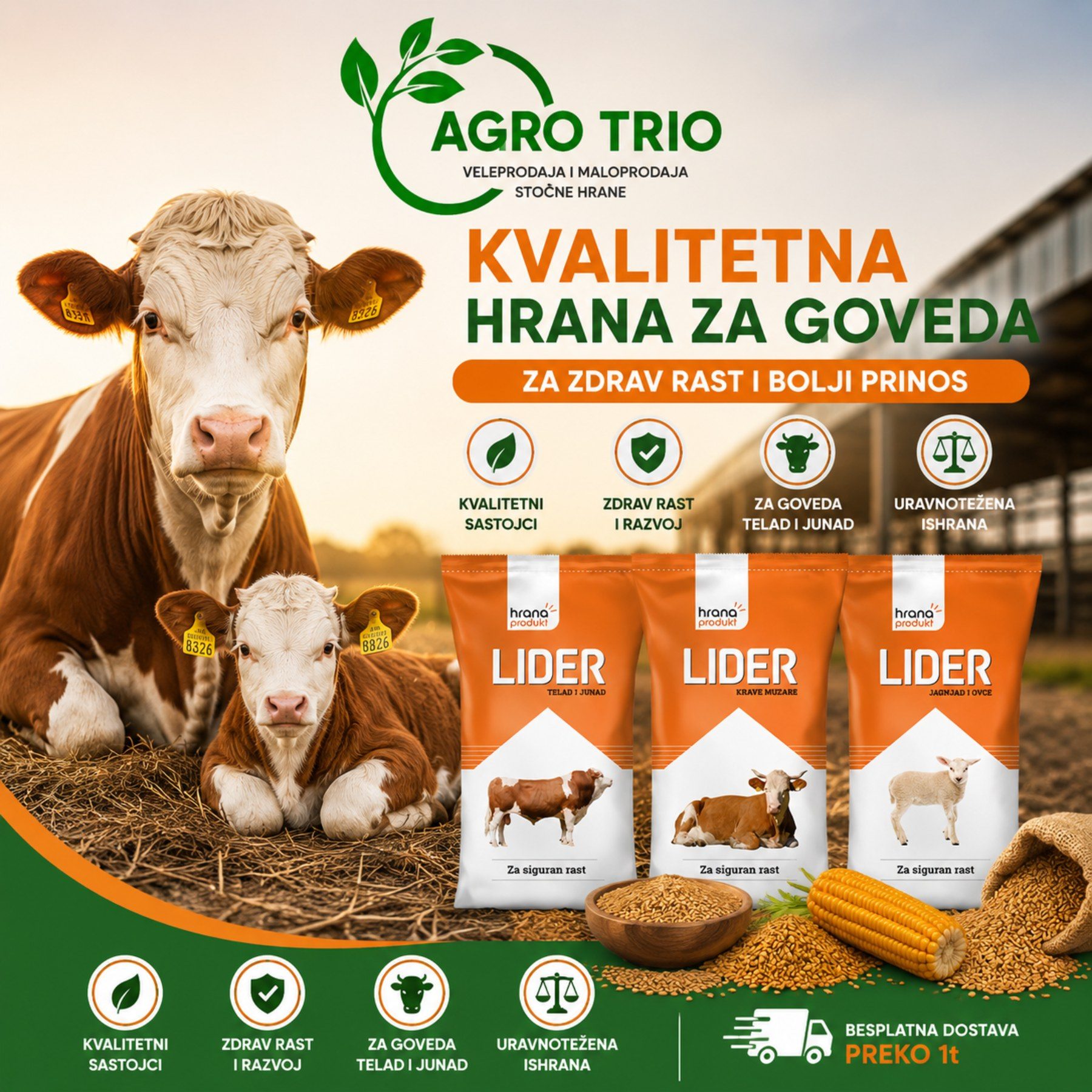 Hrana za goveda — Agro Trio